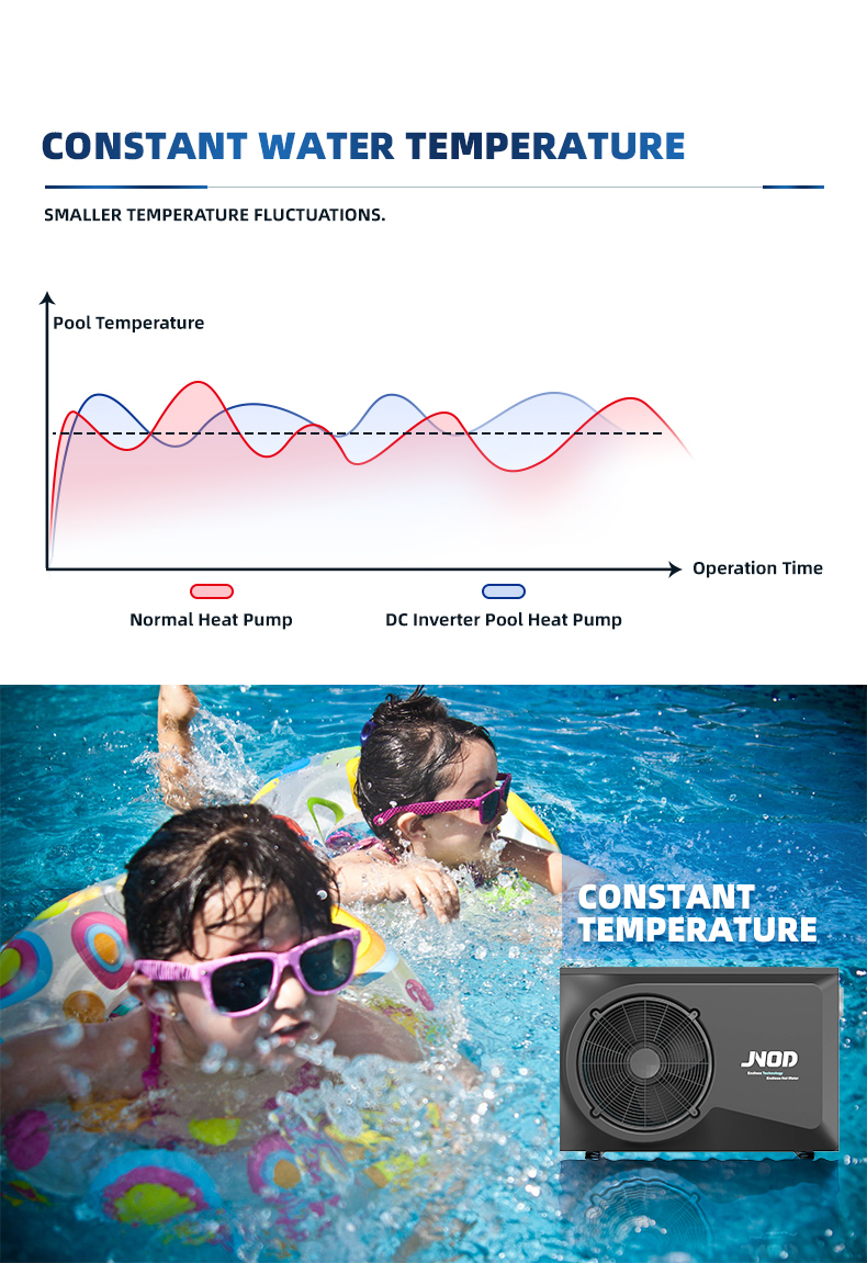 Outdoor Low Ambient Hotels Swimming Pool Heat Pump from China