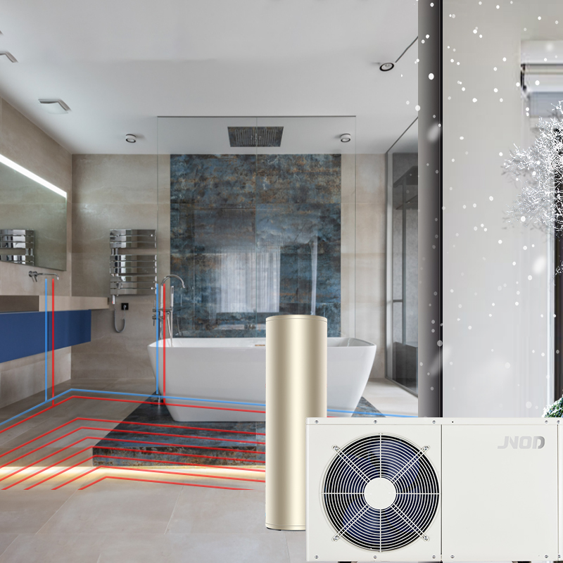 Electric Split Type Heat Pump Hot Water Heater For Hotels