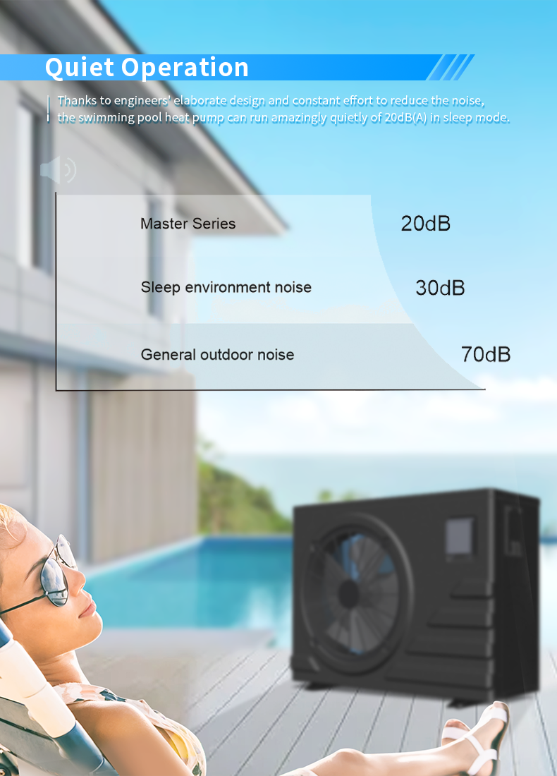 Inverter Plus Commercial Swimming Pool Heat Pump For Sauna from China